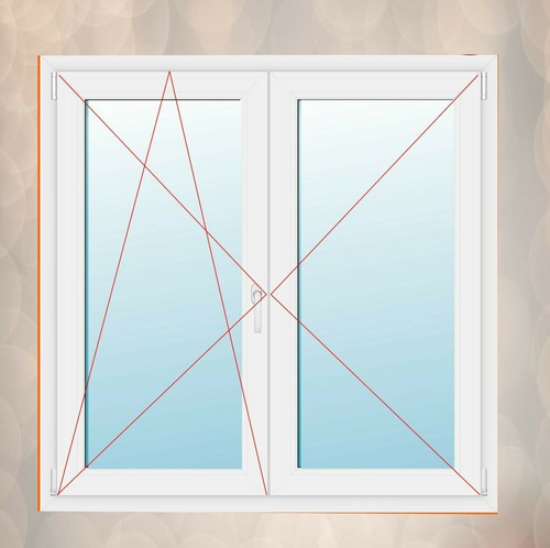 Fenster flügliges - fenster, 2-flügliges