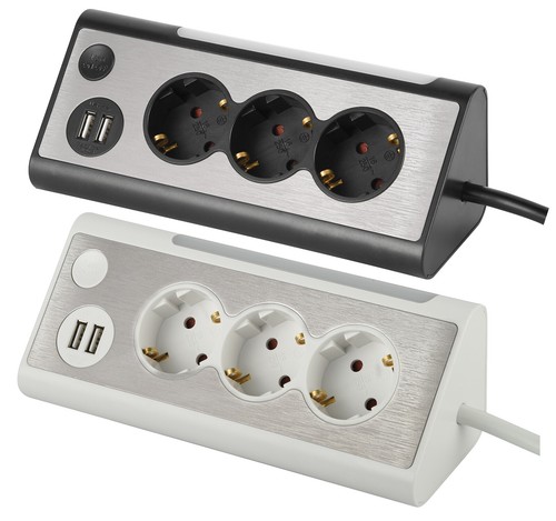 Steckdosenleiste mit usb - mit,