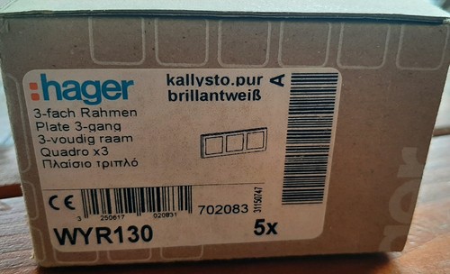 Stück fach rahmen hager - 3,