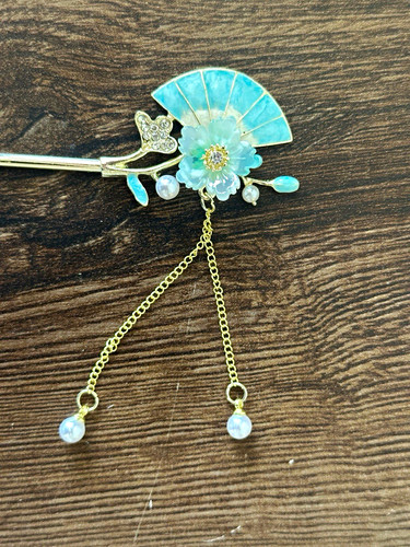 Goldfarbene damen haarnadel - damen,