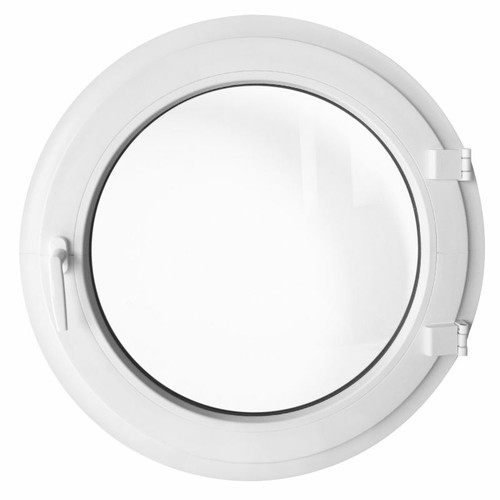 Rundfenster dreh weiss - rundfenster,