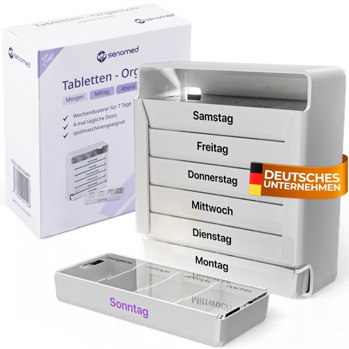 Tablettenbox tage fächer - 7,
