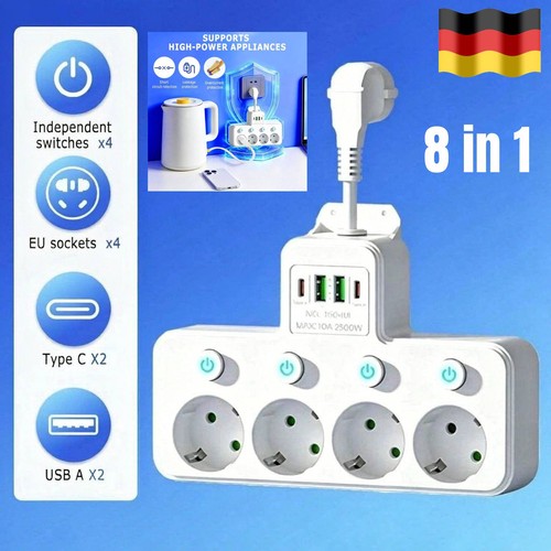 Steckdose 4 5 fach - 8, 4/5