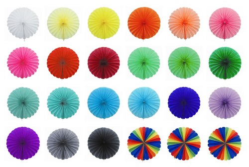 Deko papierfächer 35cm - deko,